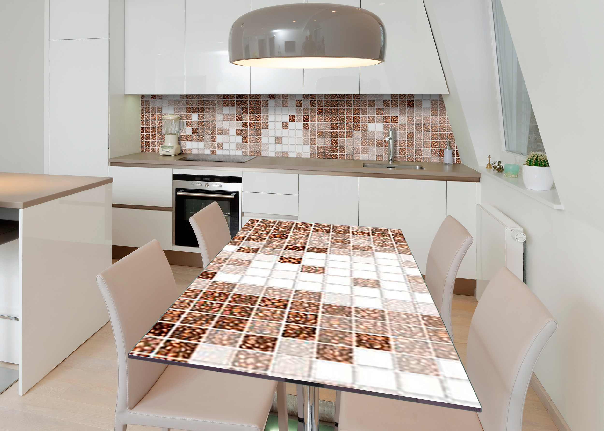 

Виниловая 3D наклейка на стол Zatarga Зёрна в мозаике 650х1200 мм (Z183028/1st)