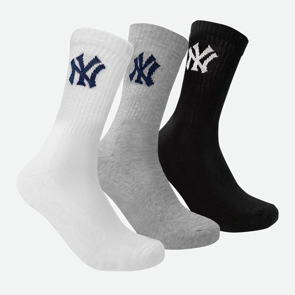 

Носки New York Yankees 3 pk Crew 15100002-1003 - р 3 пары Черный/Белый/Серый, Носки New York Yankees 3 pk Crew 15100002-1003 31-34 р 3 пары Черный/Белый/Серый