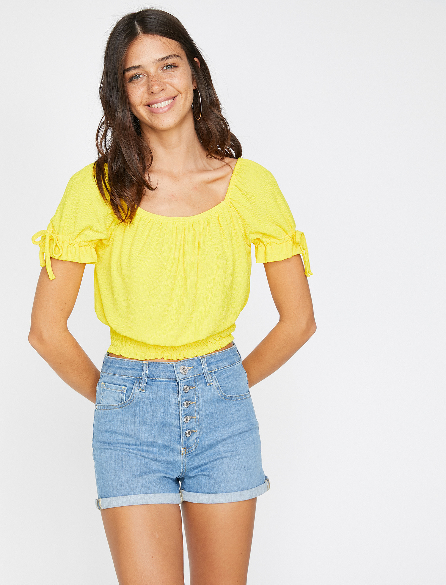 

Футболка Koton 9YAL18487IK-151 M Yellow