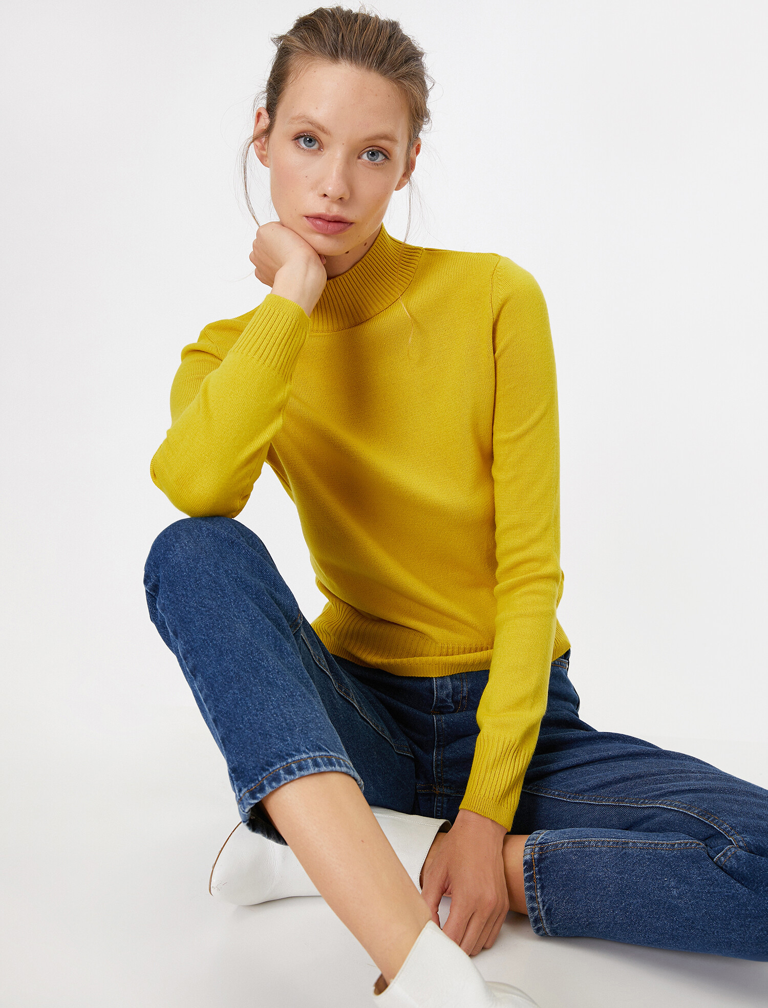 

Водолазка Koton 0KAK92079HT-159 XL Mustard