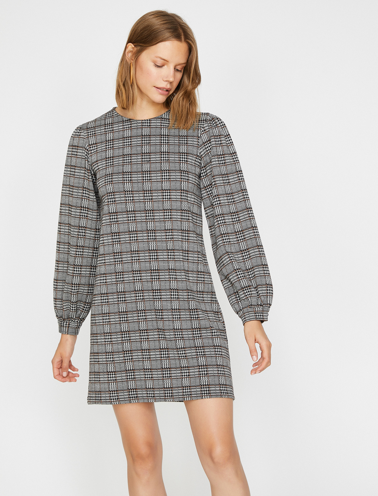 

Платье Koton 0KAK86147IK-P89 M Brown Check