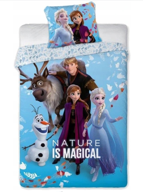 

Постельное белье Эльза Анна Холодное сердце Disney (наволочка+пододеяльник), Оригинальная лицензия Frozen II 160x200 см
