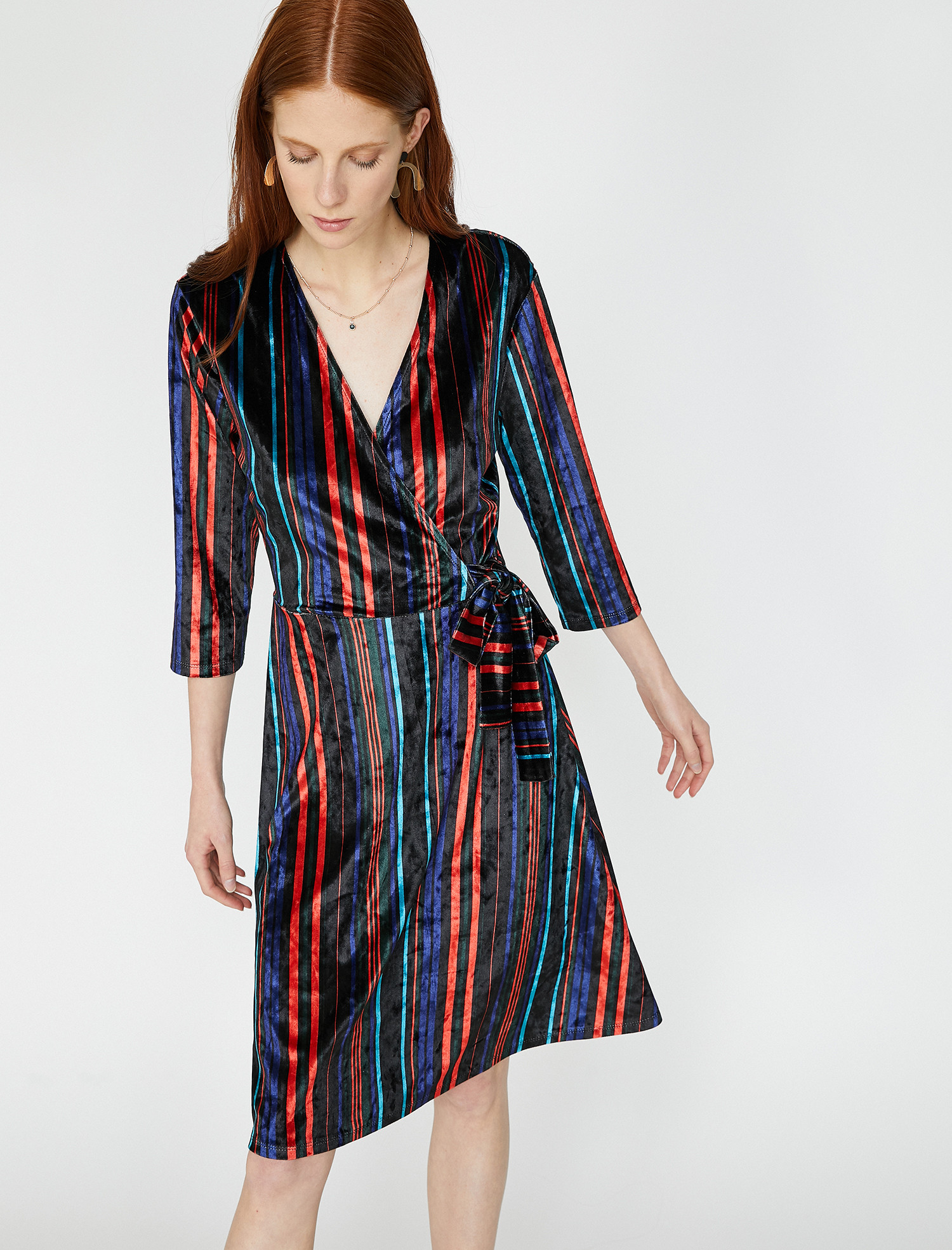 

Платье Koton 0KAK83676EK-01J  Blue Stripe, Платье Koton 0KAK83676EK-01J XL Blue Stripe