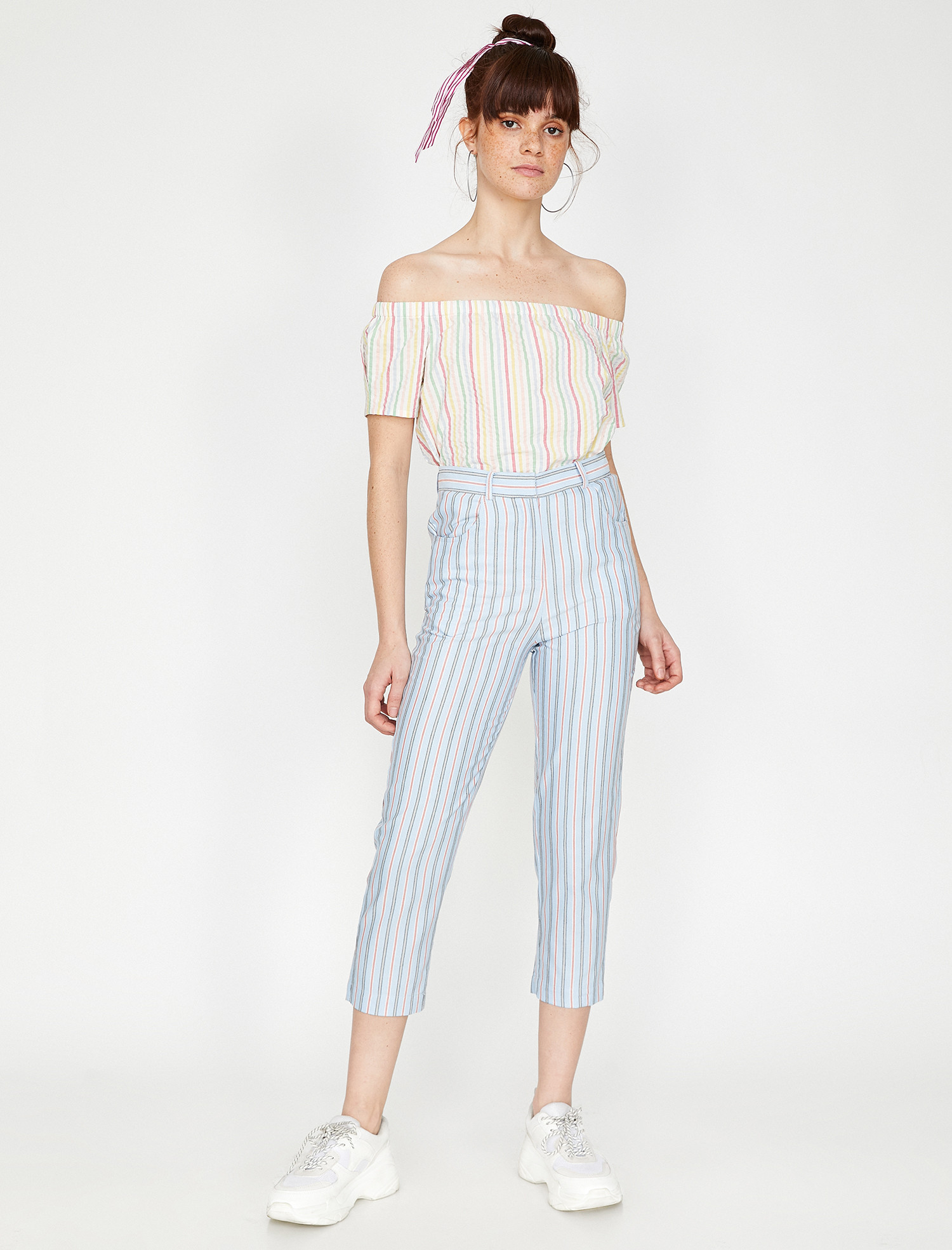 

Брюки Koton 9YAL49425IW-16Z  Blue Stripe, Брюки Koton 9YAL49425IW-16Z 36 Blue Stripe