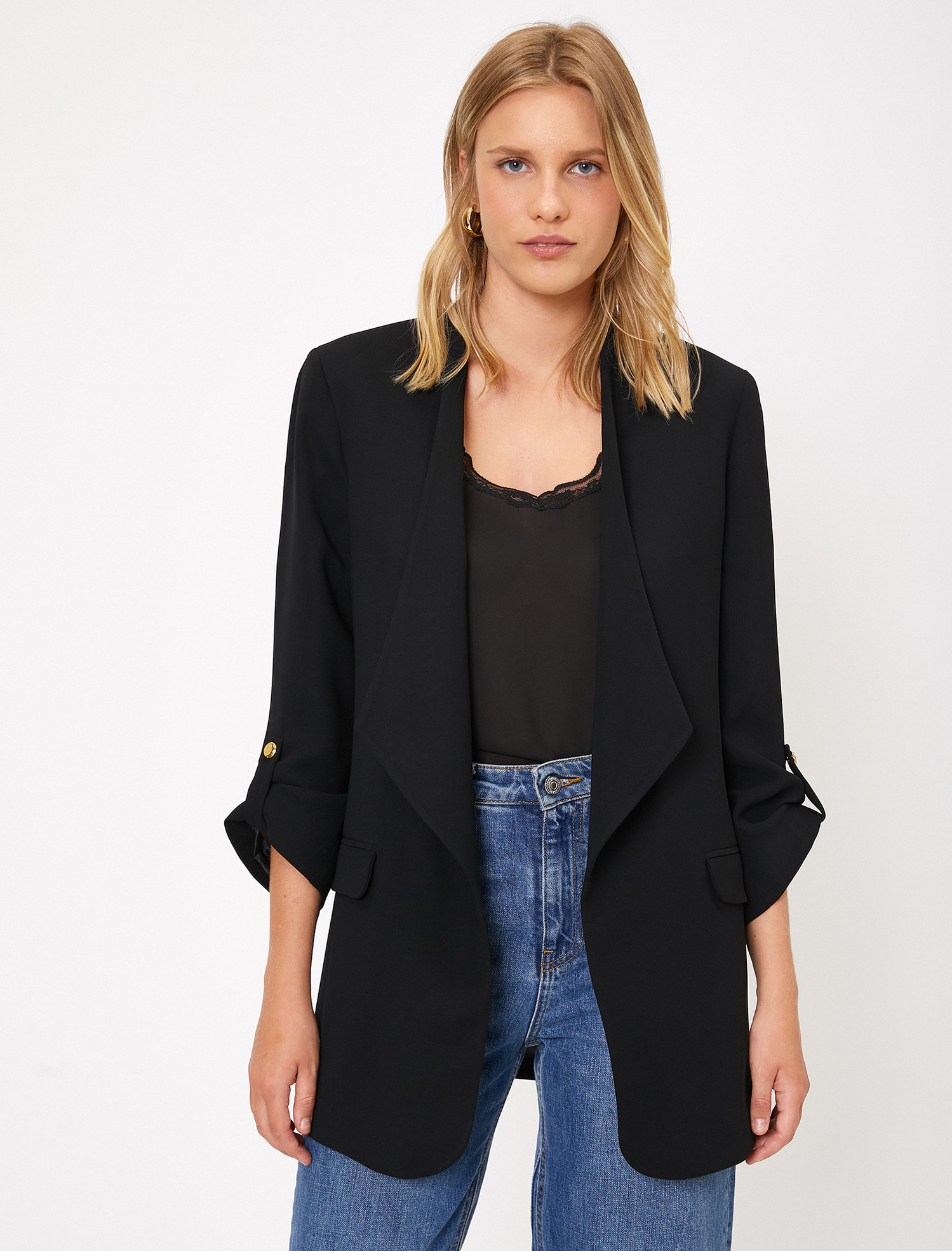 

Жакет Koton 0KAK52102UW-999 38 Black