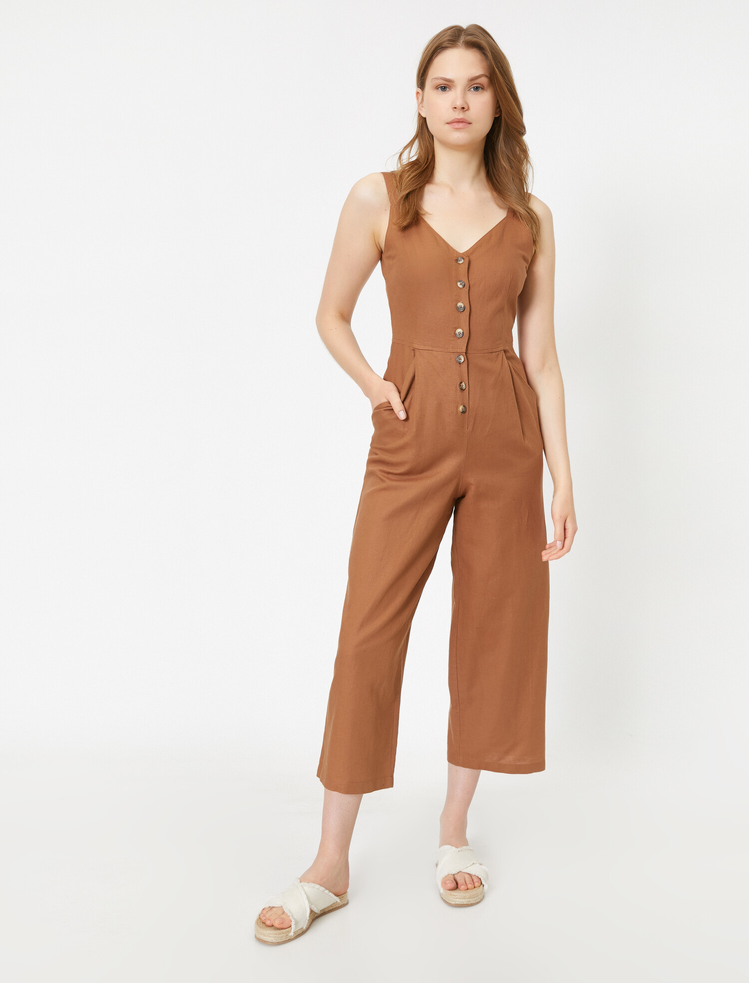 

Комбинезон Koton 9YAK48744PW-996 40 Terracotta