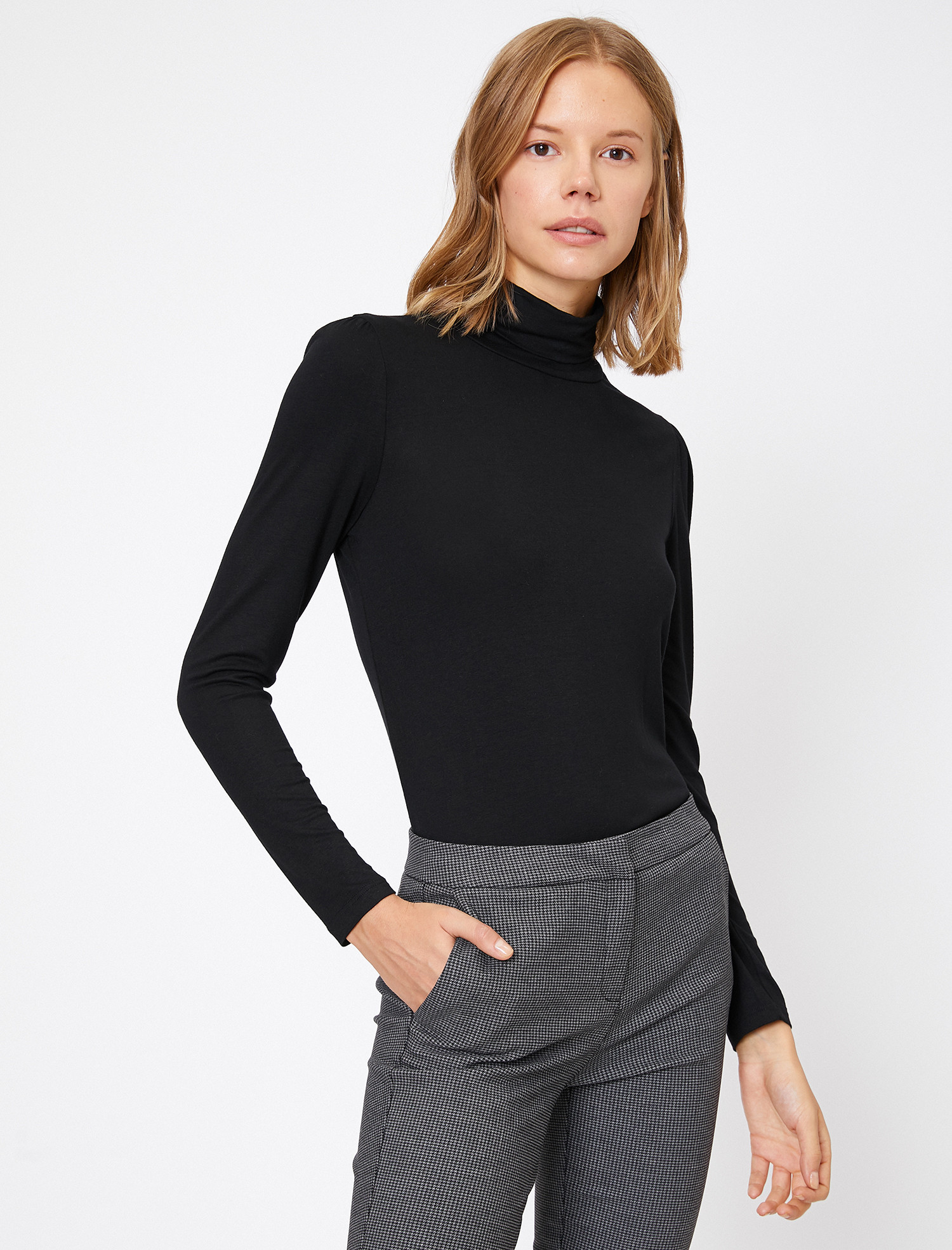 

Водолазка Koton 0KAK13112OK-999 L Black