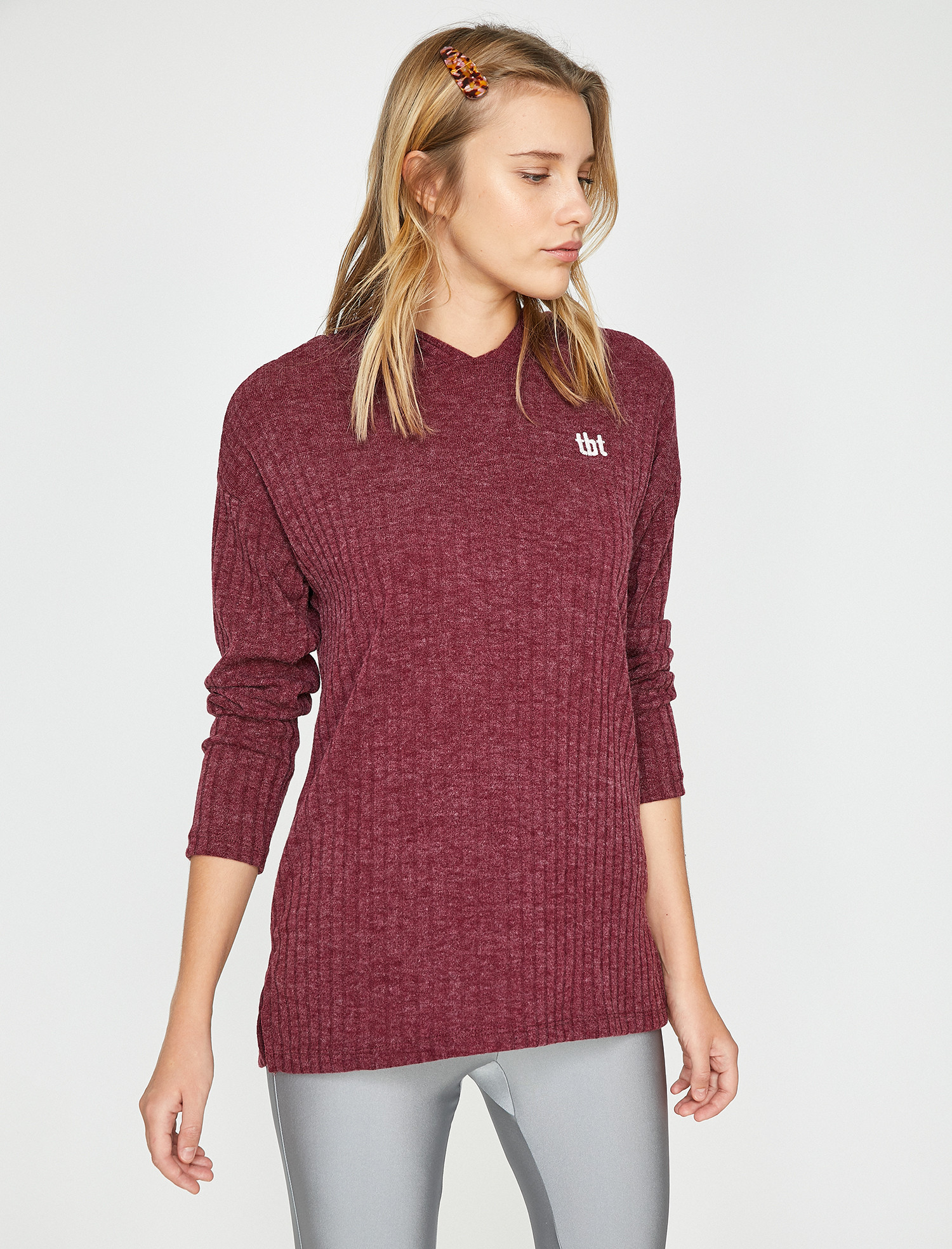 

Худи Koton 9YAL98029IK-376 XS Aubergine