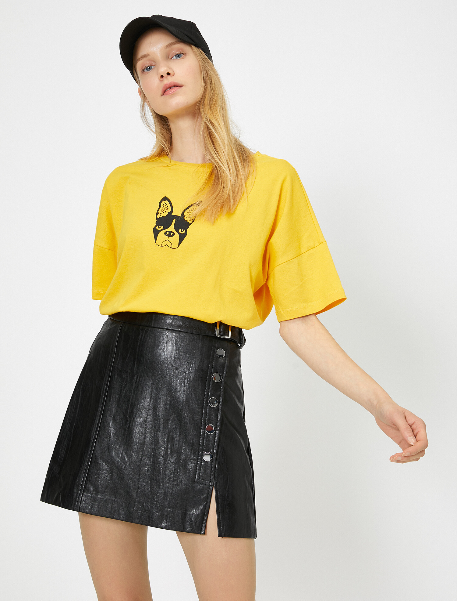 

Футболка Koton 9YAL18576IK-159 XL Mustard