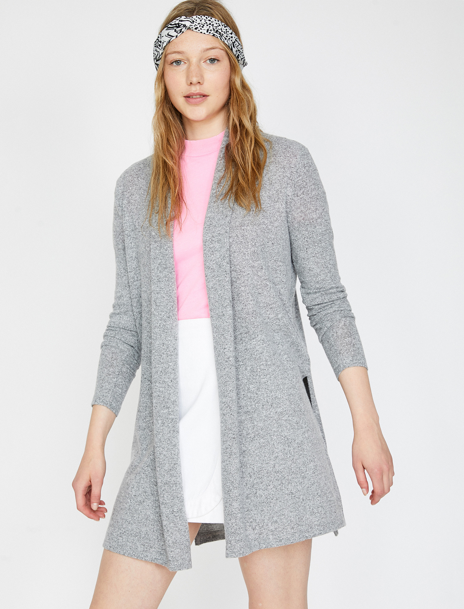 

Кардиган Koton 0KAL98891IK-027 XS Grey