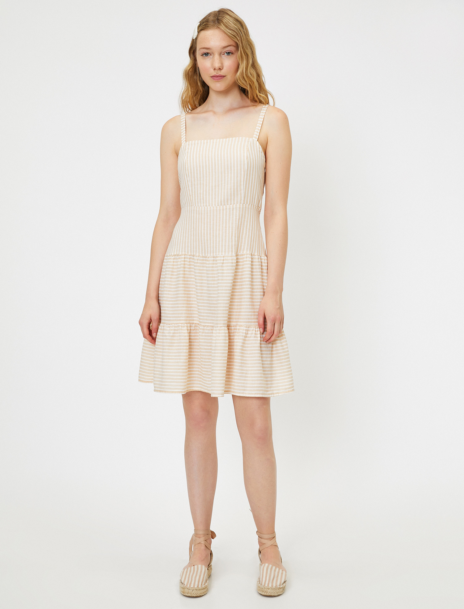 

Платье Koton 9YAL88082OW-04S  Ecru Stripe, Платье Koton 9YAL88082OW-04S 36 Ecru Stripe