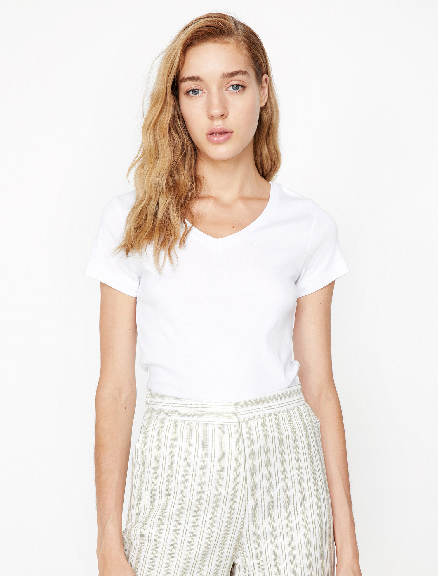 

Футболка Koton 9KTK12951SK-000 XL White