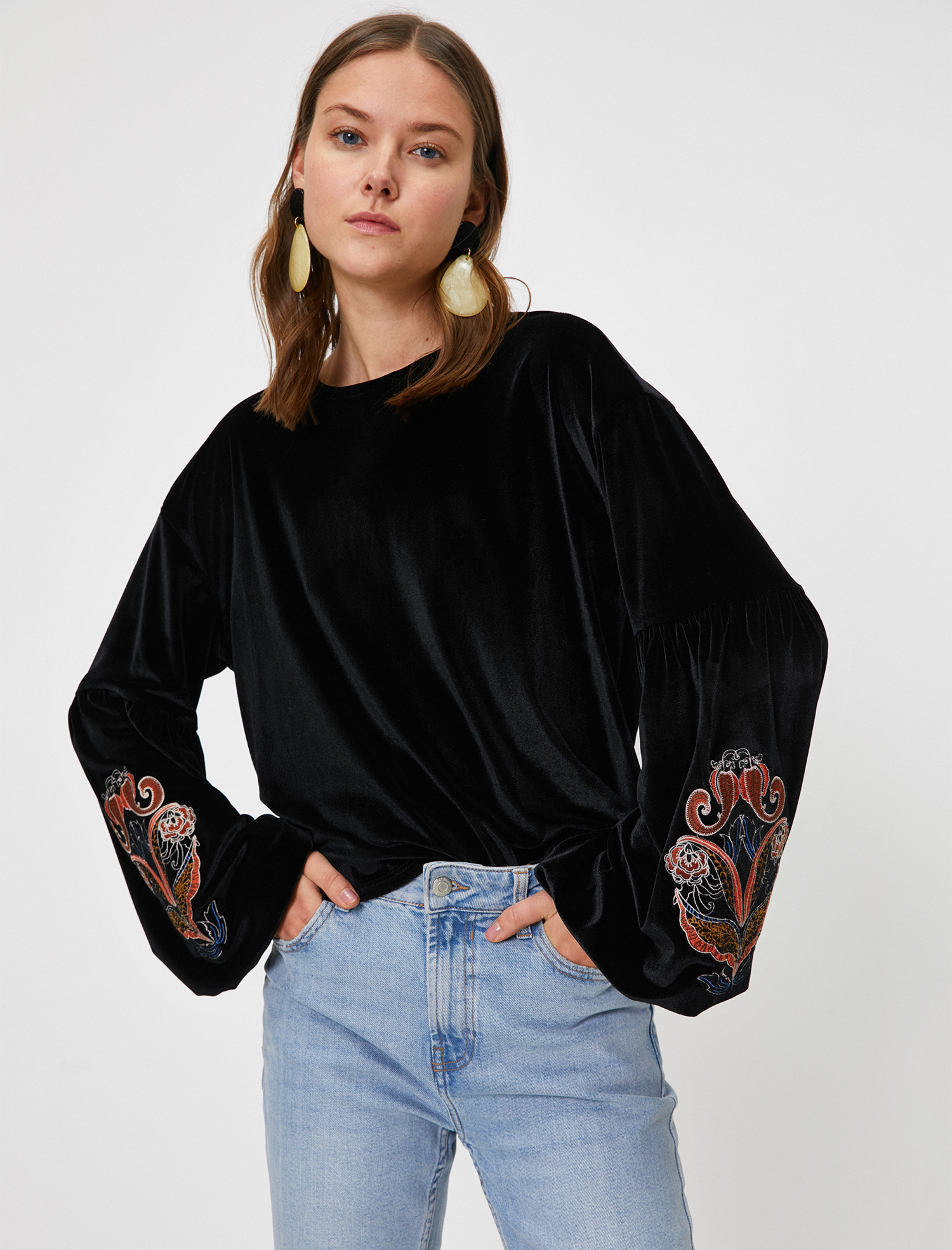 

Блузка Koton 0KAK13726EK-999 L Black