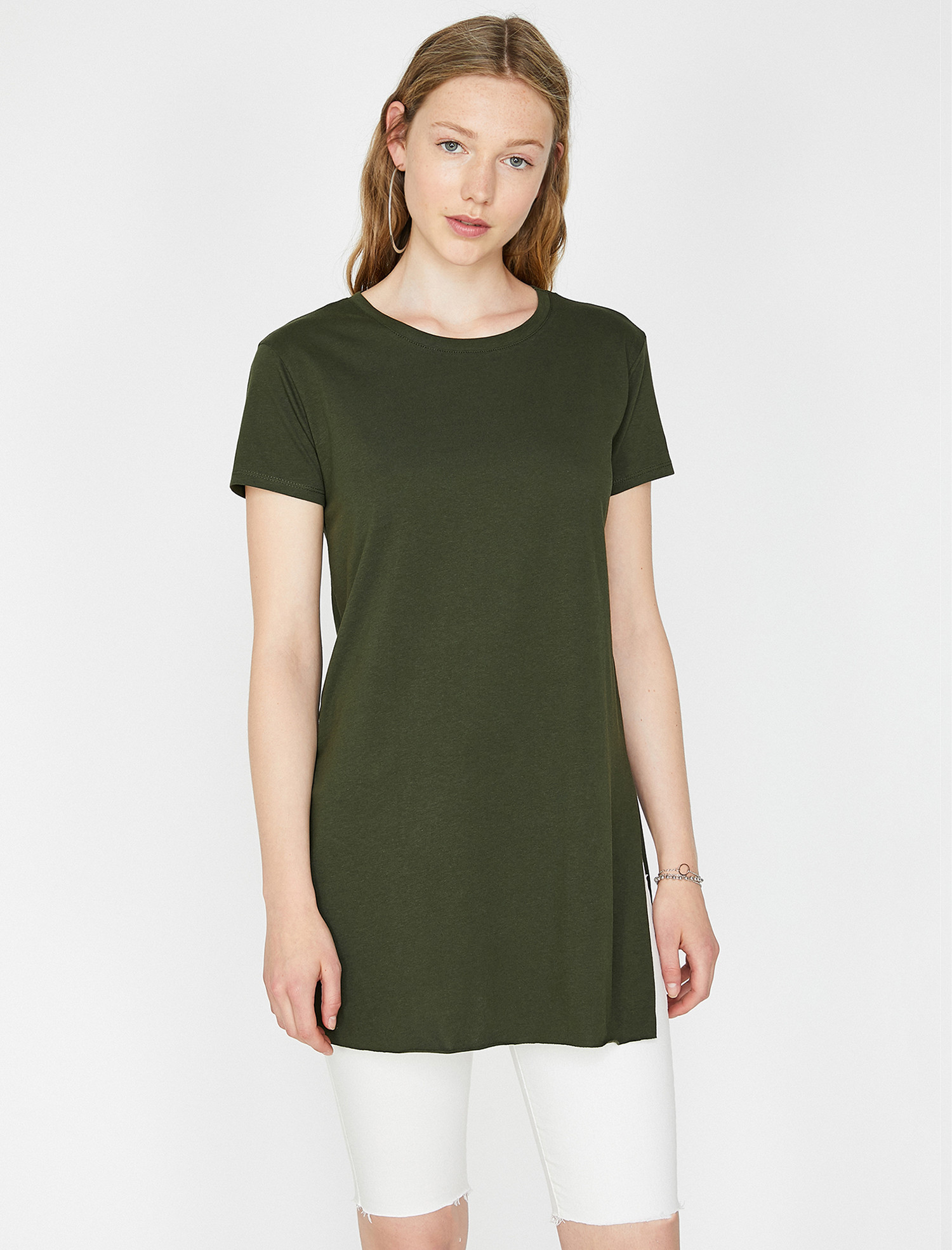 

Футболка Koton 9YAL18655OK-877 L D.Khaki