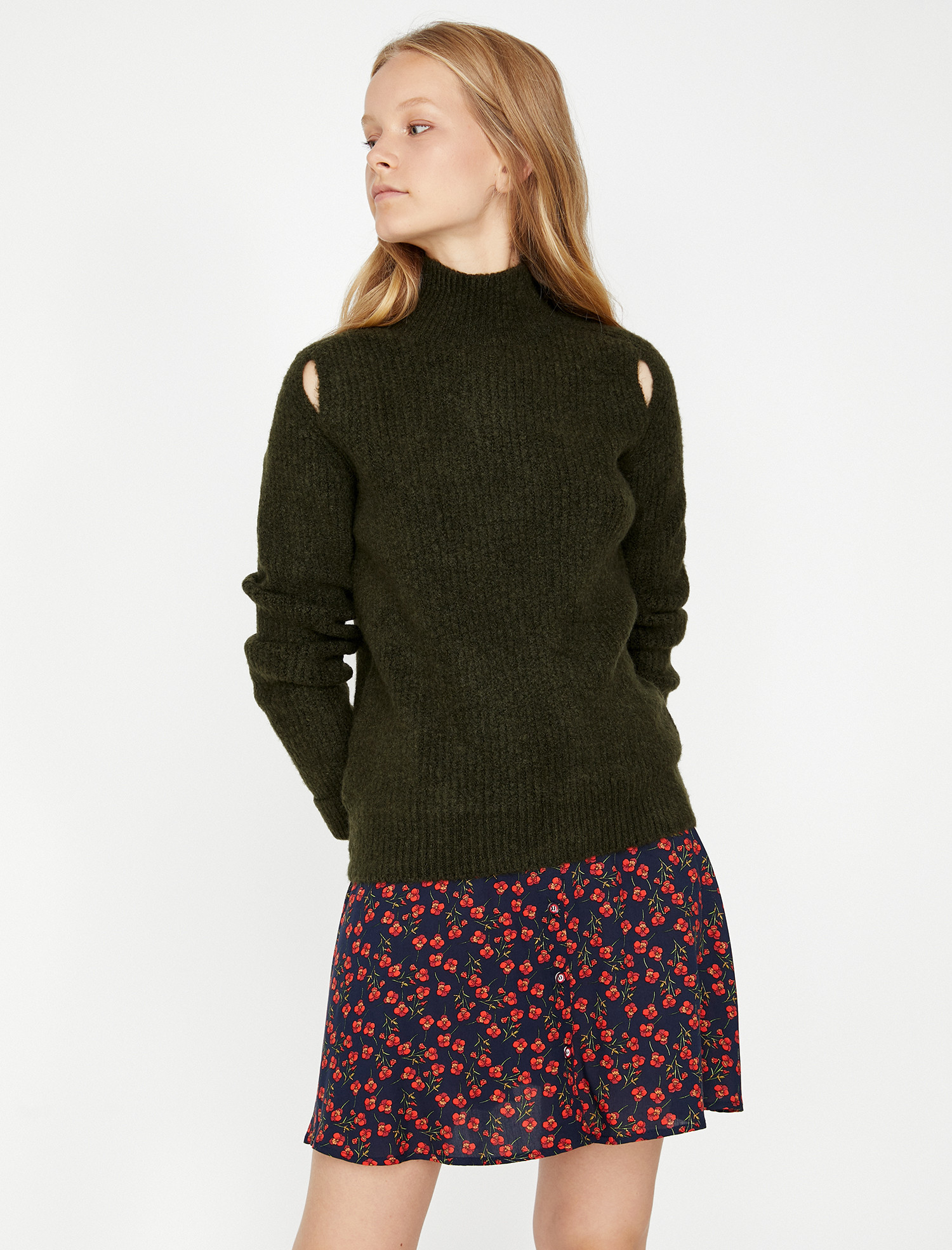 

Свитер Koton 9KAK94871QT-853 L Khaki