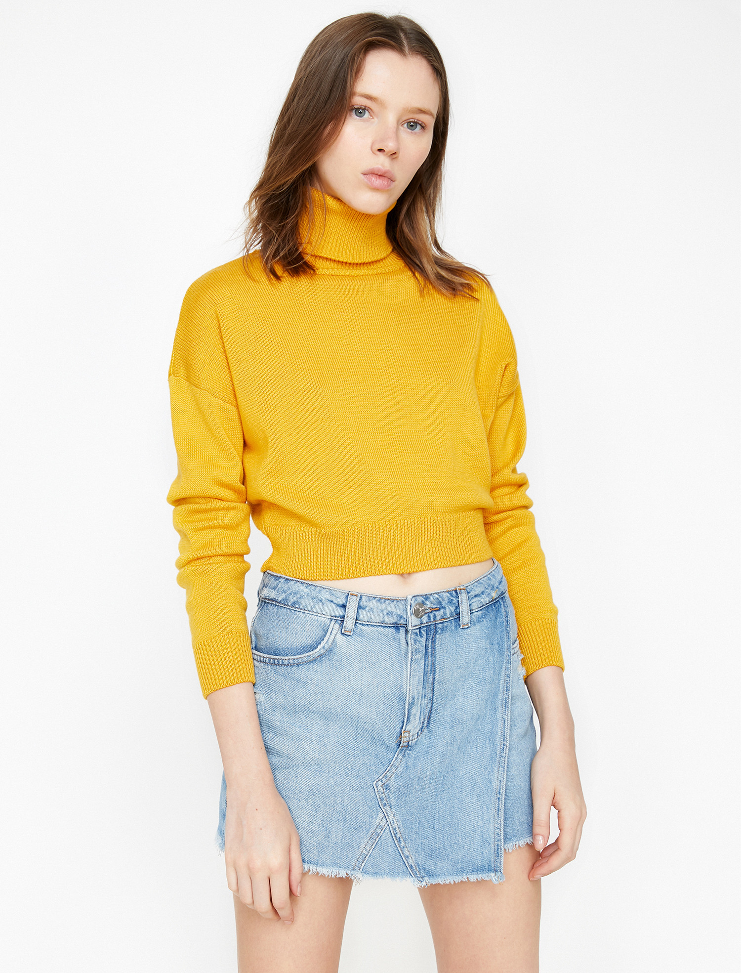 

Свитер Koton 9KAL96965JT-196 XS Mustard