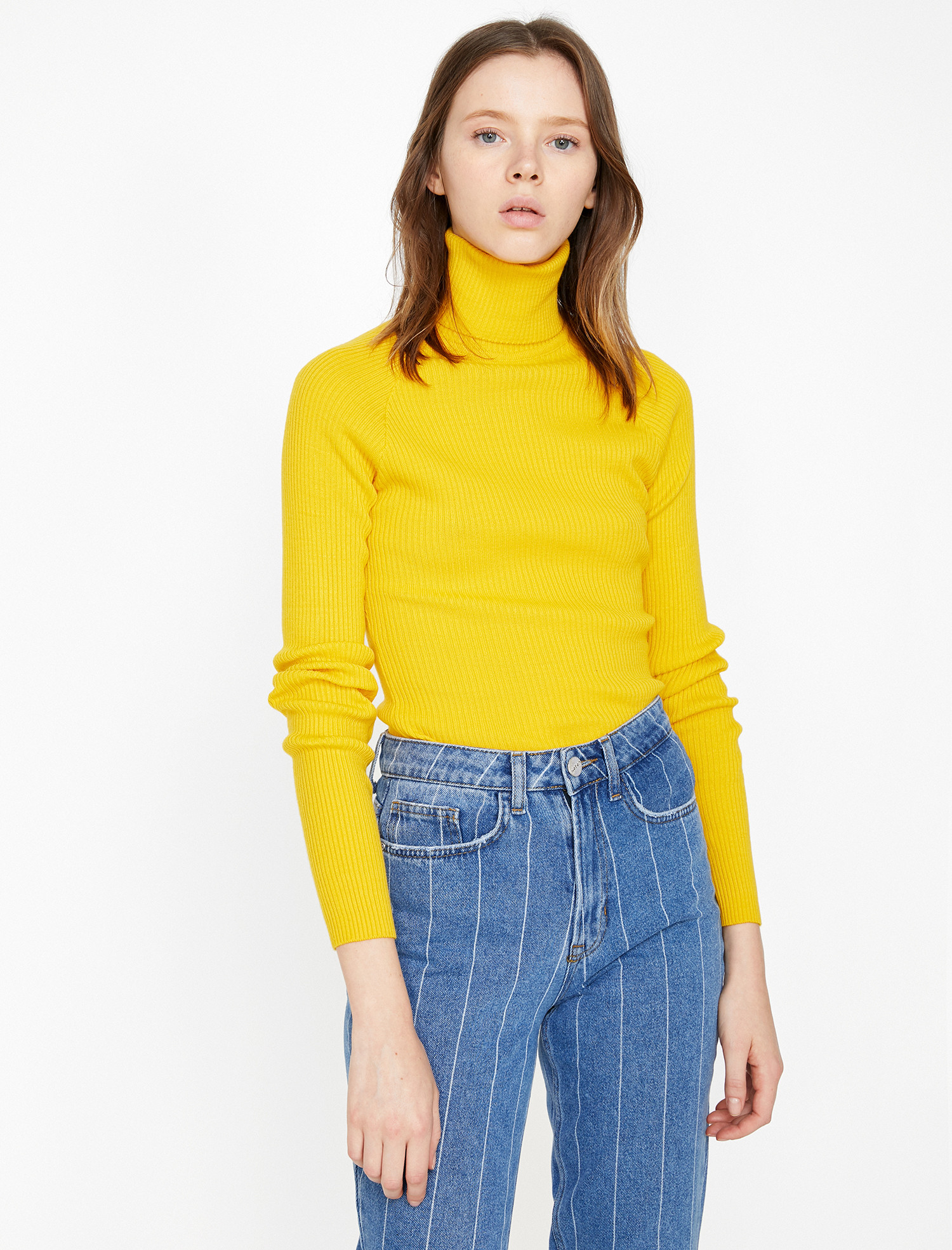 

Свитер Koton 9KAL96848JT-196 S Mustard