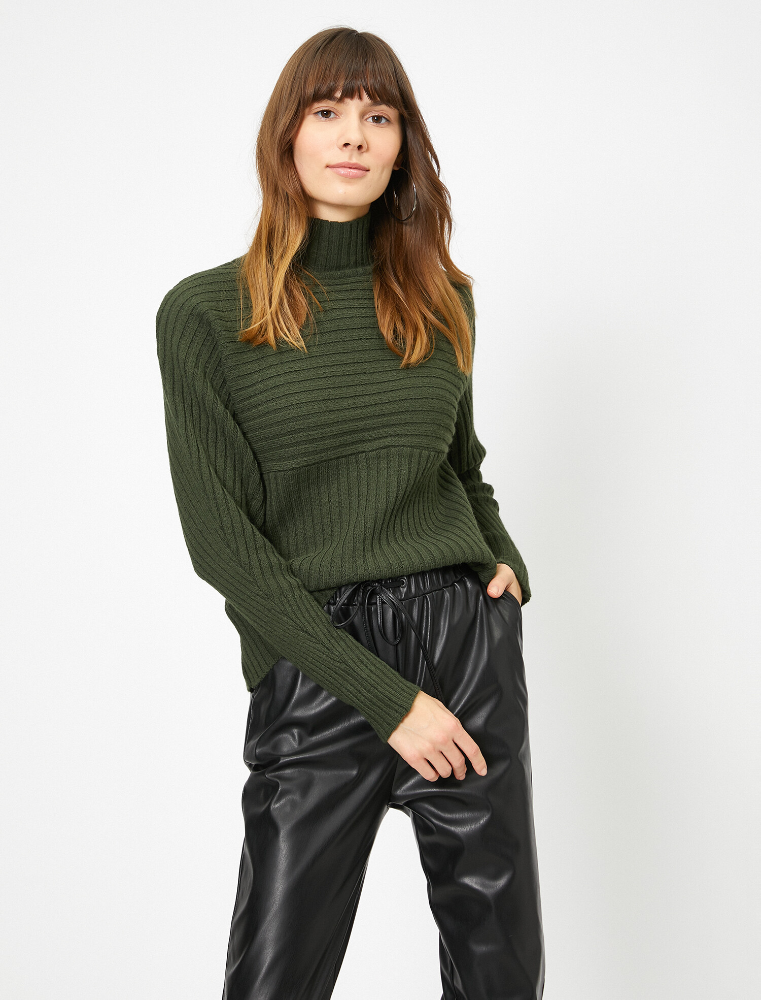 

Свитер Koton 0KAK92838HT-890 S Khaki