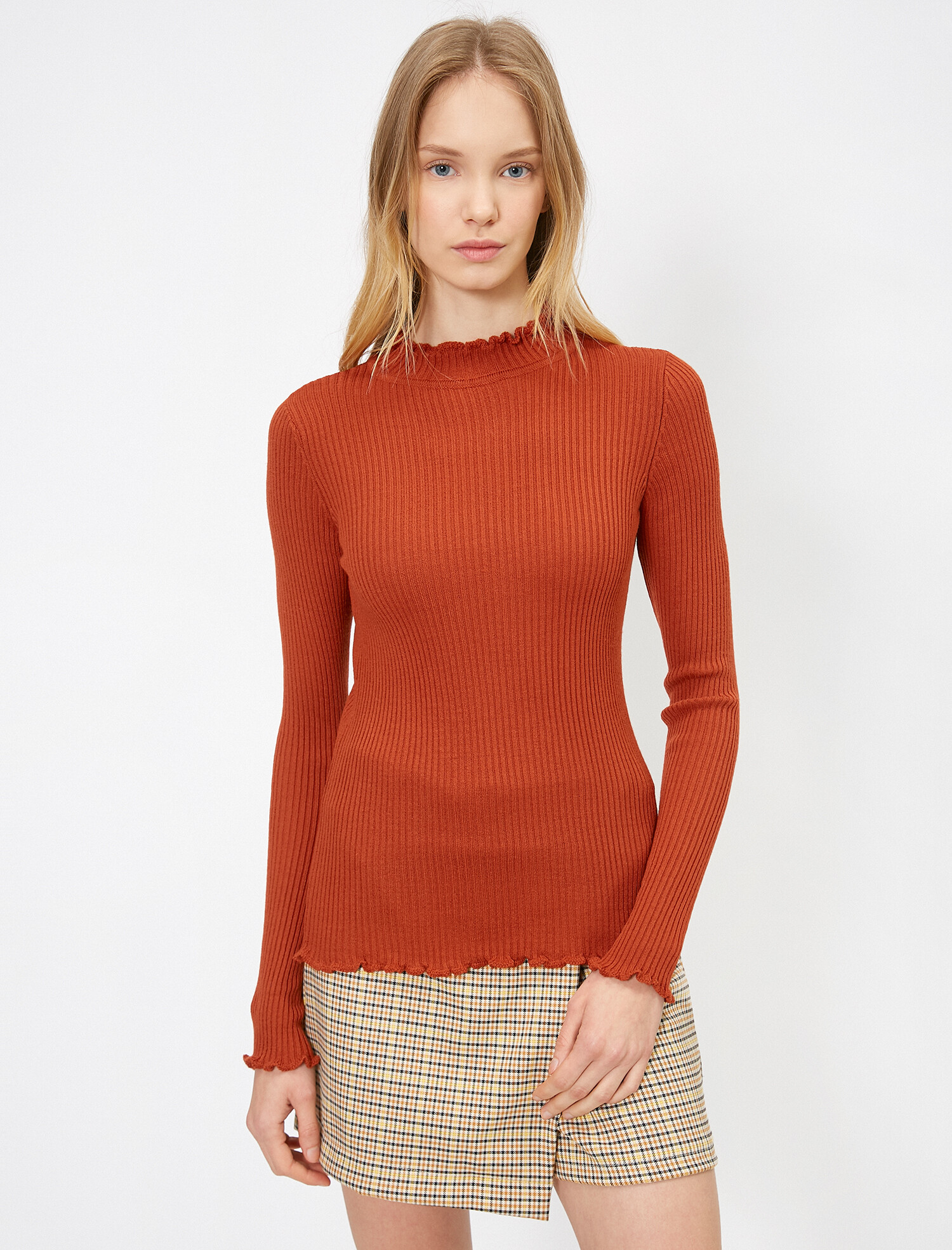 

Водолазка Koton 0KAL98251OT-540 XS Brown