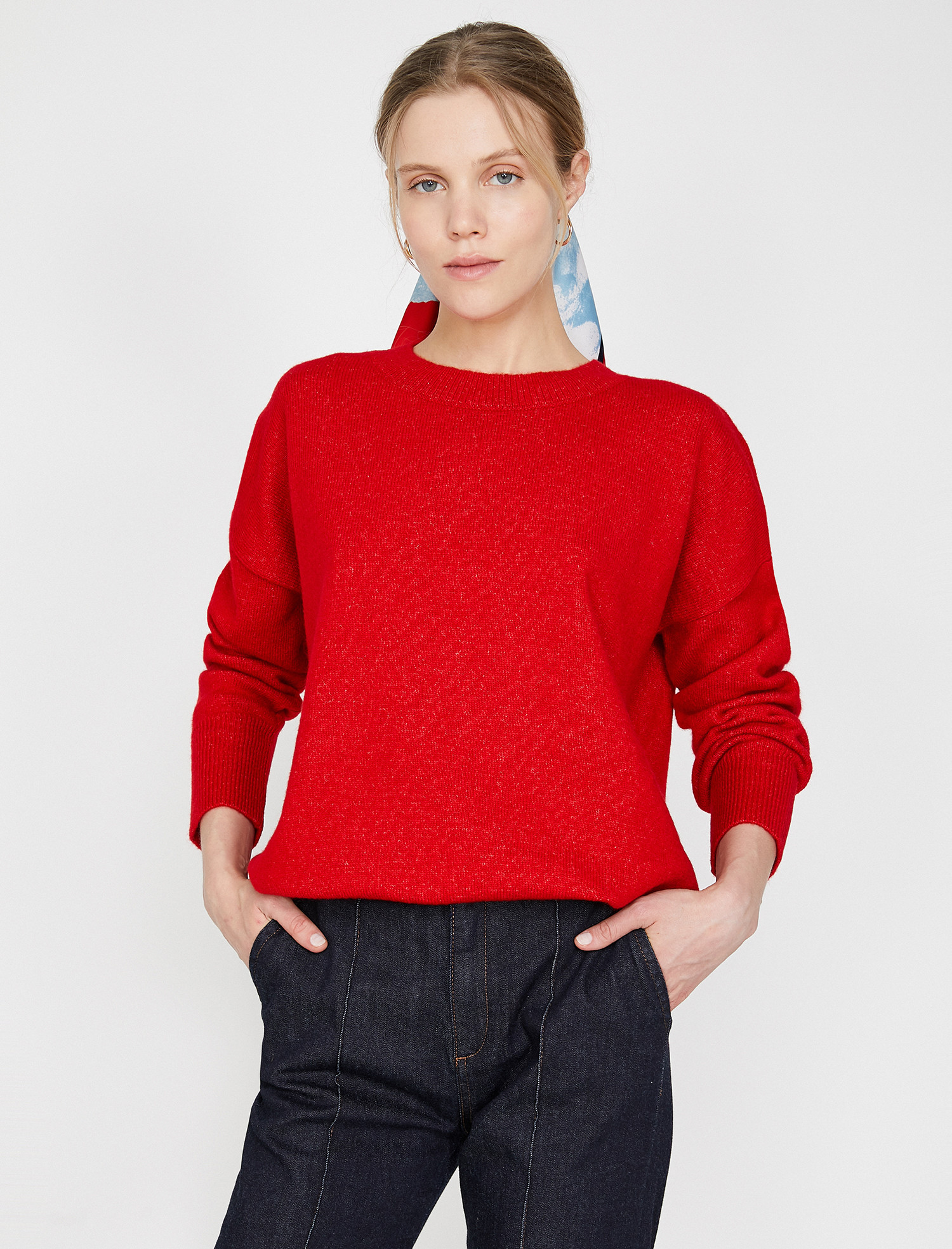 

Джемпер Koton 0KAK93962OT-975 L Red