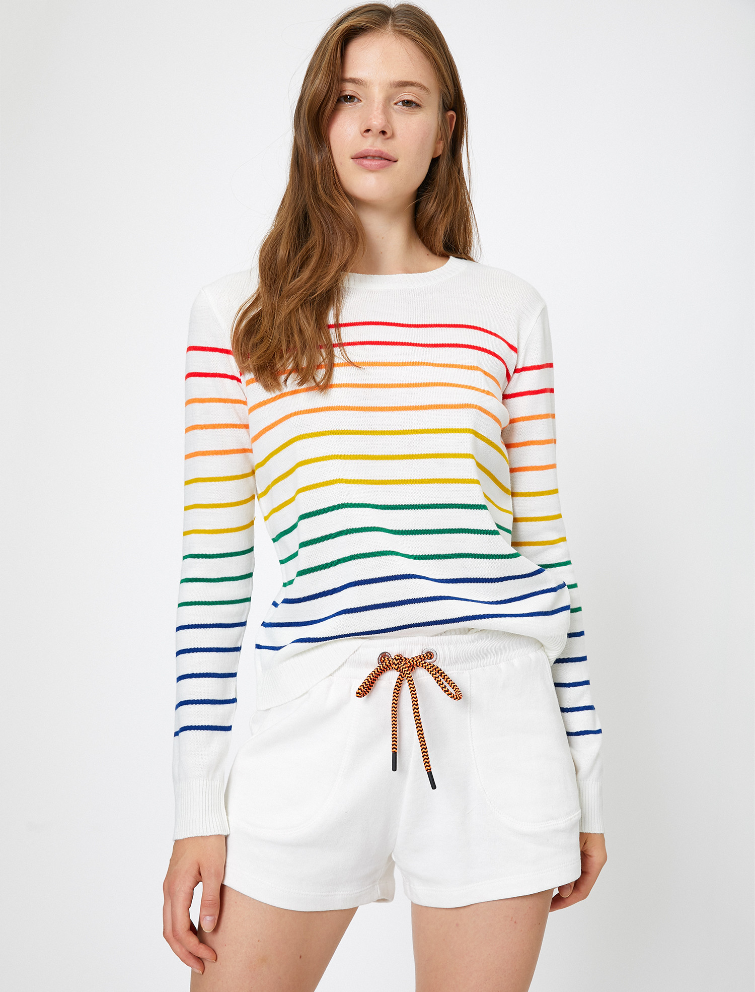 

Джемпер Koton 0KAL98044IT-04S M Ecru Stripe