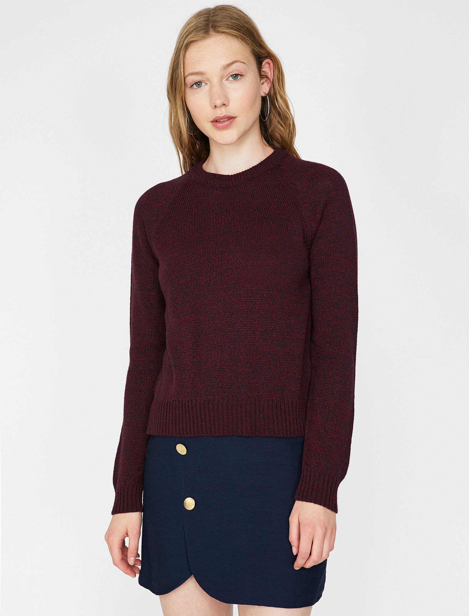 

Джемпер Koton 0KAL98384OT-456  Wine, Джемпер Koton 0KAL98384OT-456 S Wine