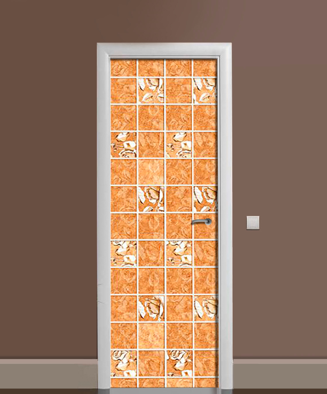 Акція на Виниловая 3D наклейка на дверь Zatarga Осенняя охра 650х2000 мм (Z183194dv) від Rozetka UA