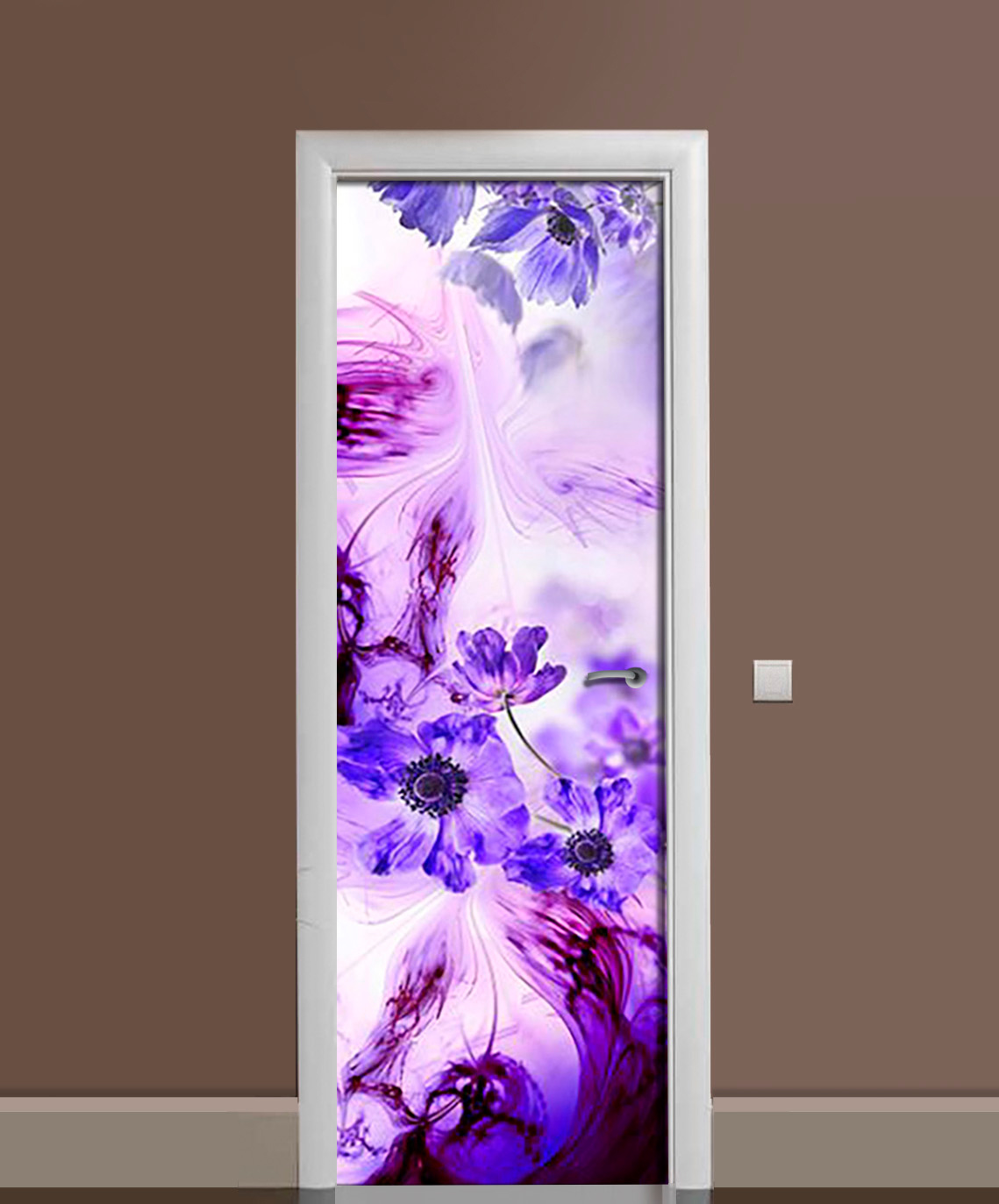 

Виниловая 3D наклейка на дверь Zatarga Красочное восхищение 650х2000 мм