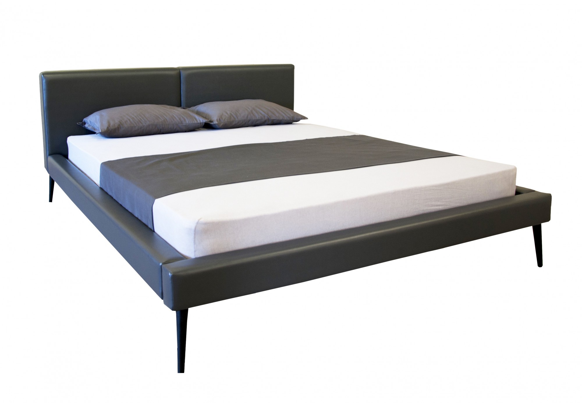 

Кровать Melbi 180х200 см коричневый Нора 02