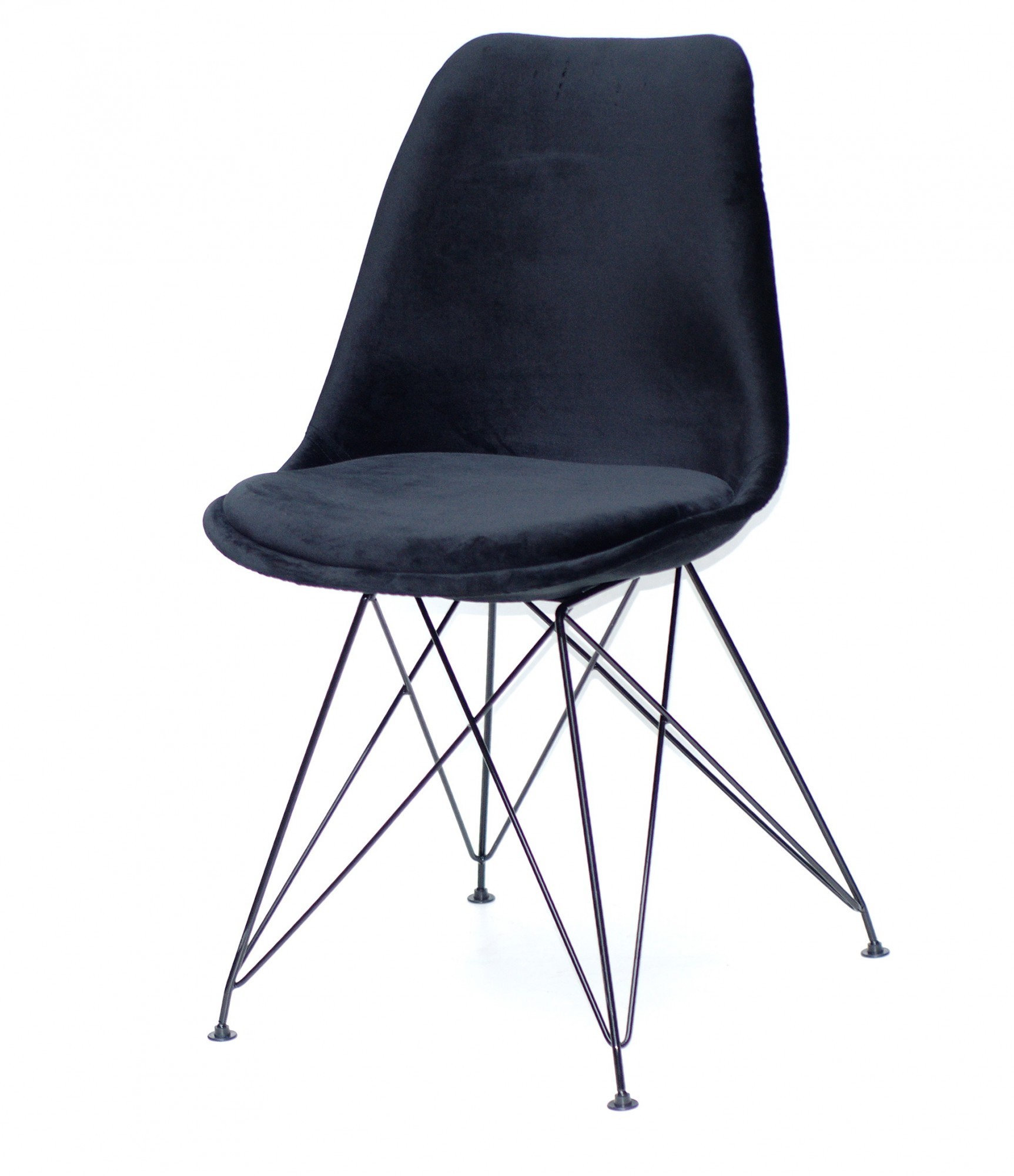 

Стул обеденный Onder Mebli MILAN SOFT BK - ML БАРХАТ ЧЕРНЫЙ В - 4