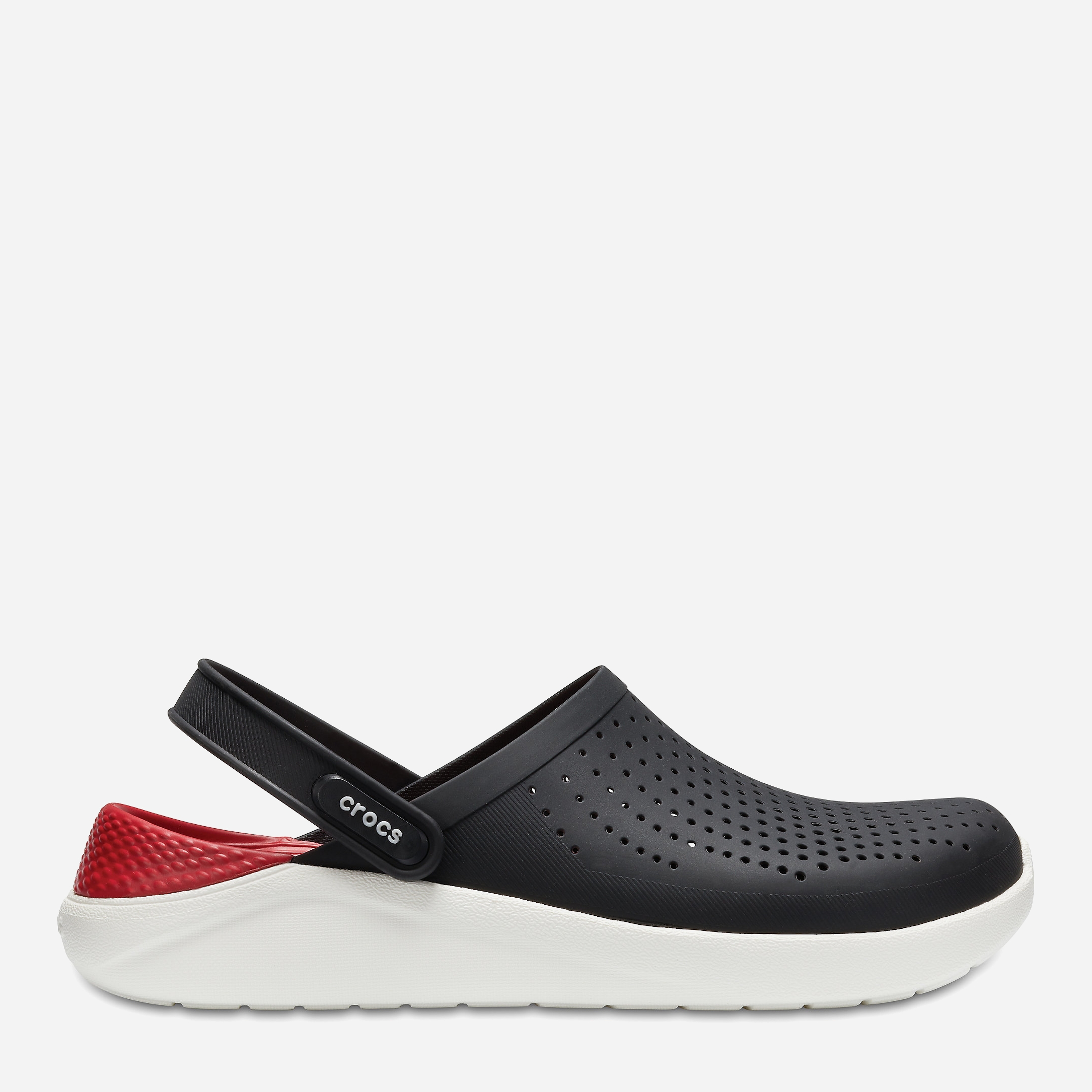 

Кроксы Crocs Jibbitz LiteRide 204592-066-M5/W7 37-38 22,9 см Черные с белым