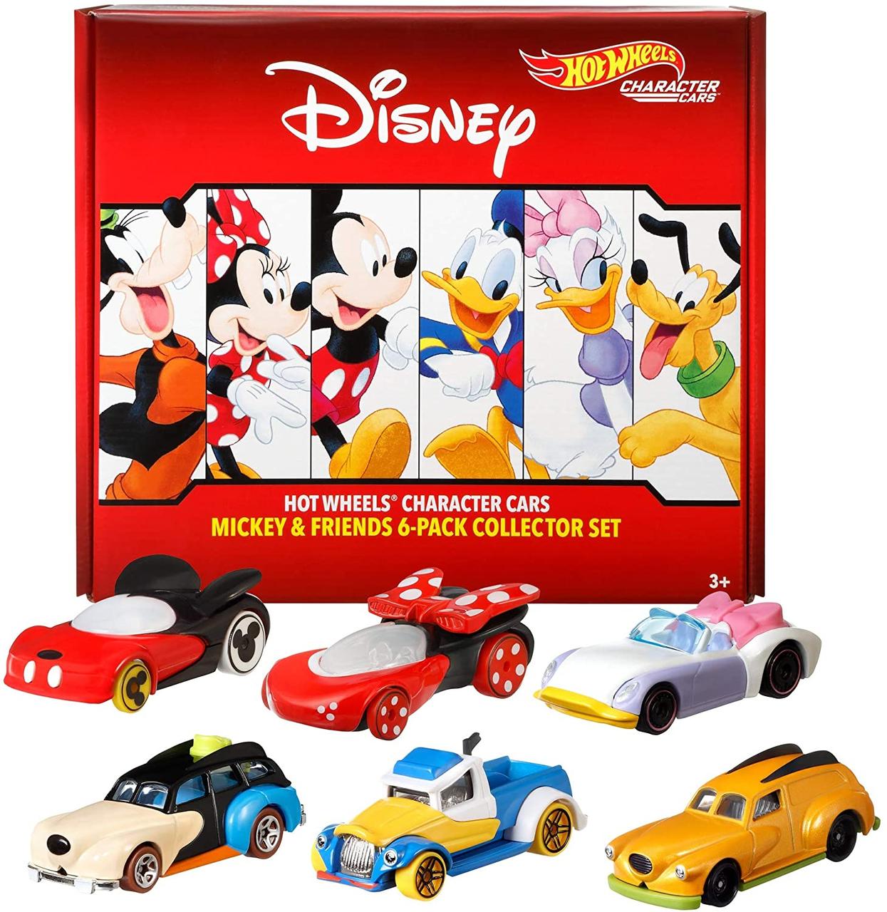 

Набор машинок Хот Вилс Дисней Микки Маус и Друзья 6 шт Hot Wheels Disney Bundle Vehicles