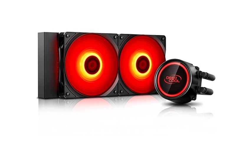 

Система жидкостного охлаждения DeepCool GAMMAXX L240 T RED