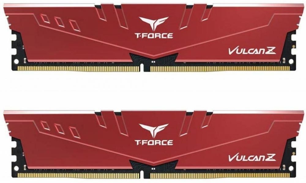 

Модуль памяти Team Vulcan Z Red DDR4 16GB (2x8GB) 3200 C16-18-18-38 (TLZRD416G3200HC16CDC01)