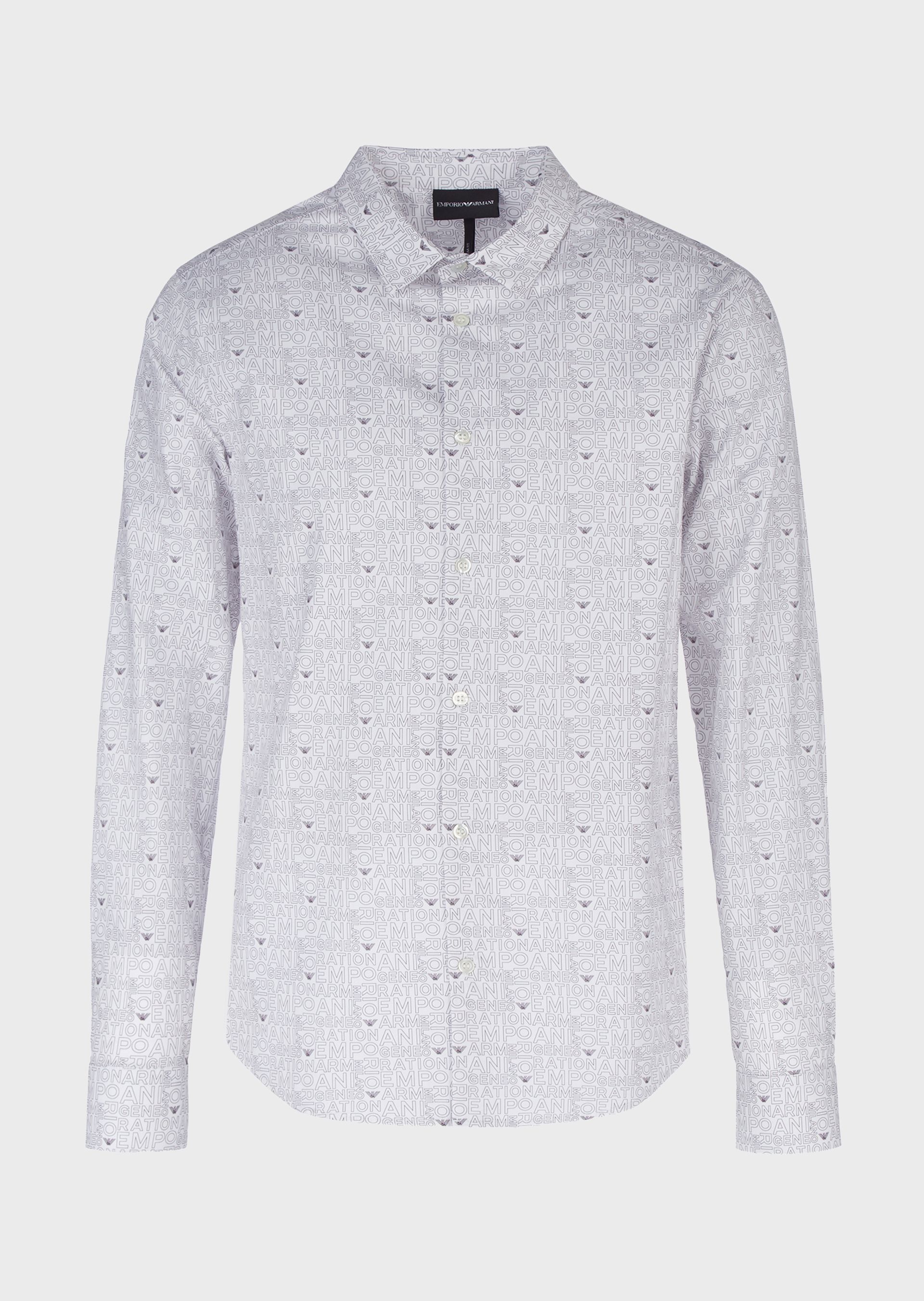 

Рубашка Emporio Armani  Белая 6H1C09.1NC2Z, Рубашка Emporio Armani 52 Белая 6H1C09.1NC2Z