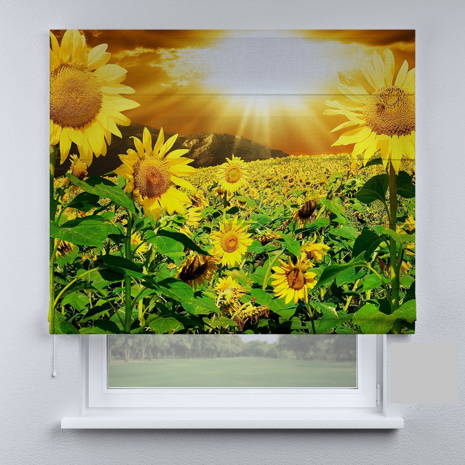 

Римские шторы DECOLIV подсолнухи 210*170 см