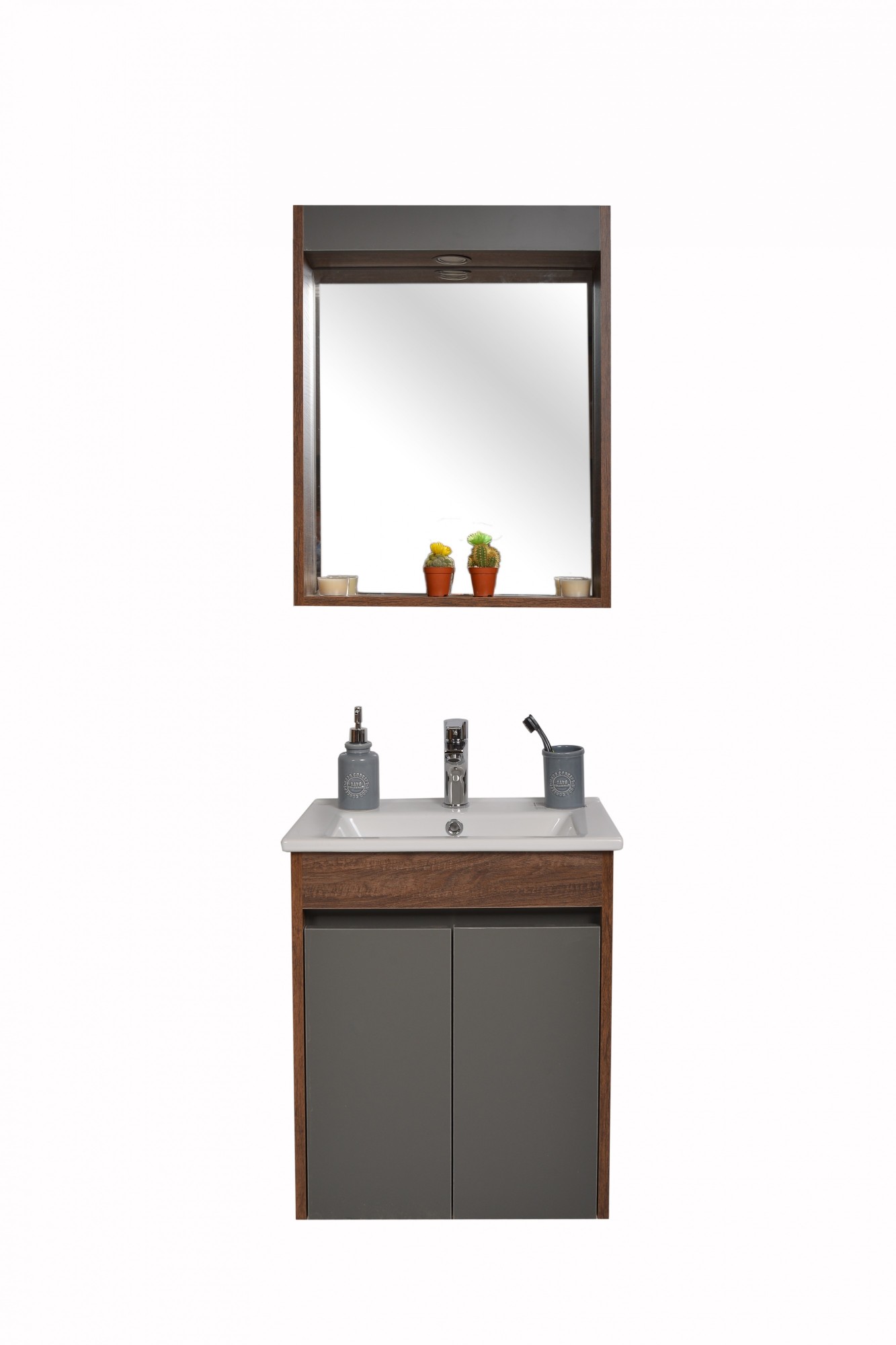 

Комплект мебели ANKA Plus, SMYRNA MOCA GREY 55 CM 1055A001