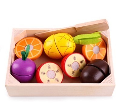 

Развивающие деревянные фрукты на липучках Wood Toys 5 фруктов