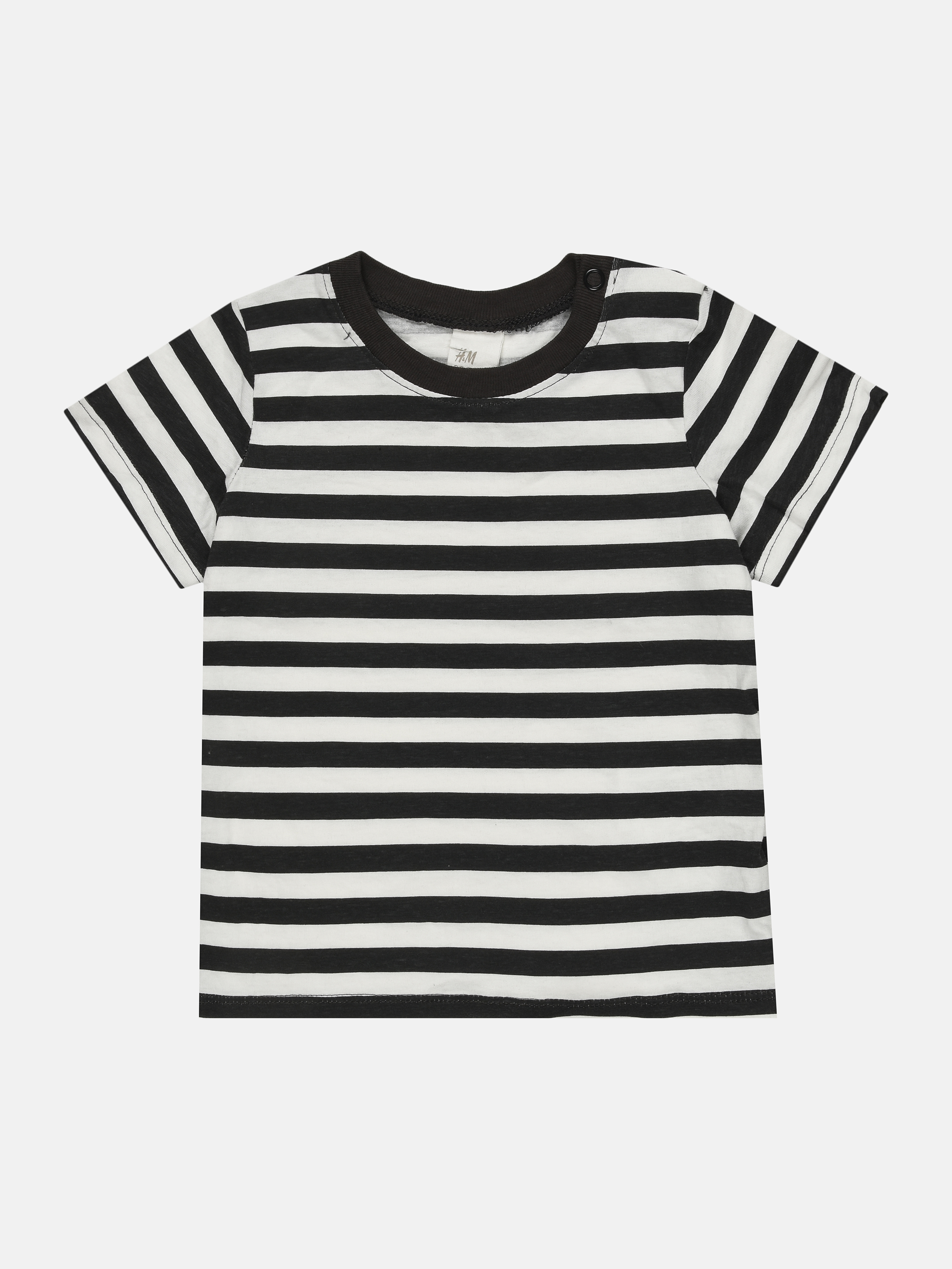 

Футболка H&M 74см черно белый полоска 280180600022