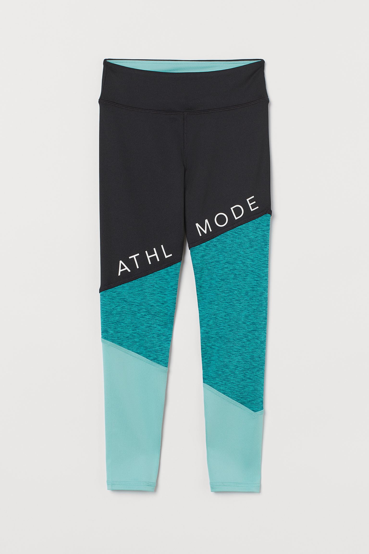

Спортивные леггинсы H&M 158 164см черно бирюзовый 29048677422