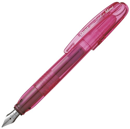 

Чорнильна ручка Pentel Tradio Mini рожева перо F (тонке)