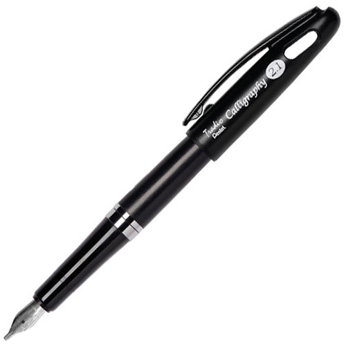

Чорнильна ручка для каліграфії Pentel Tradio Calligraphy Pen чорна 2,1 мм
