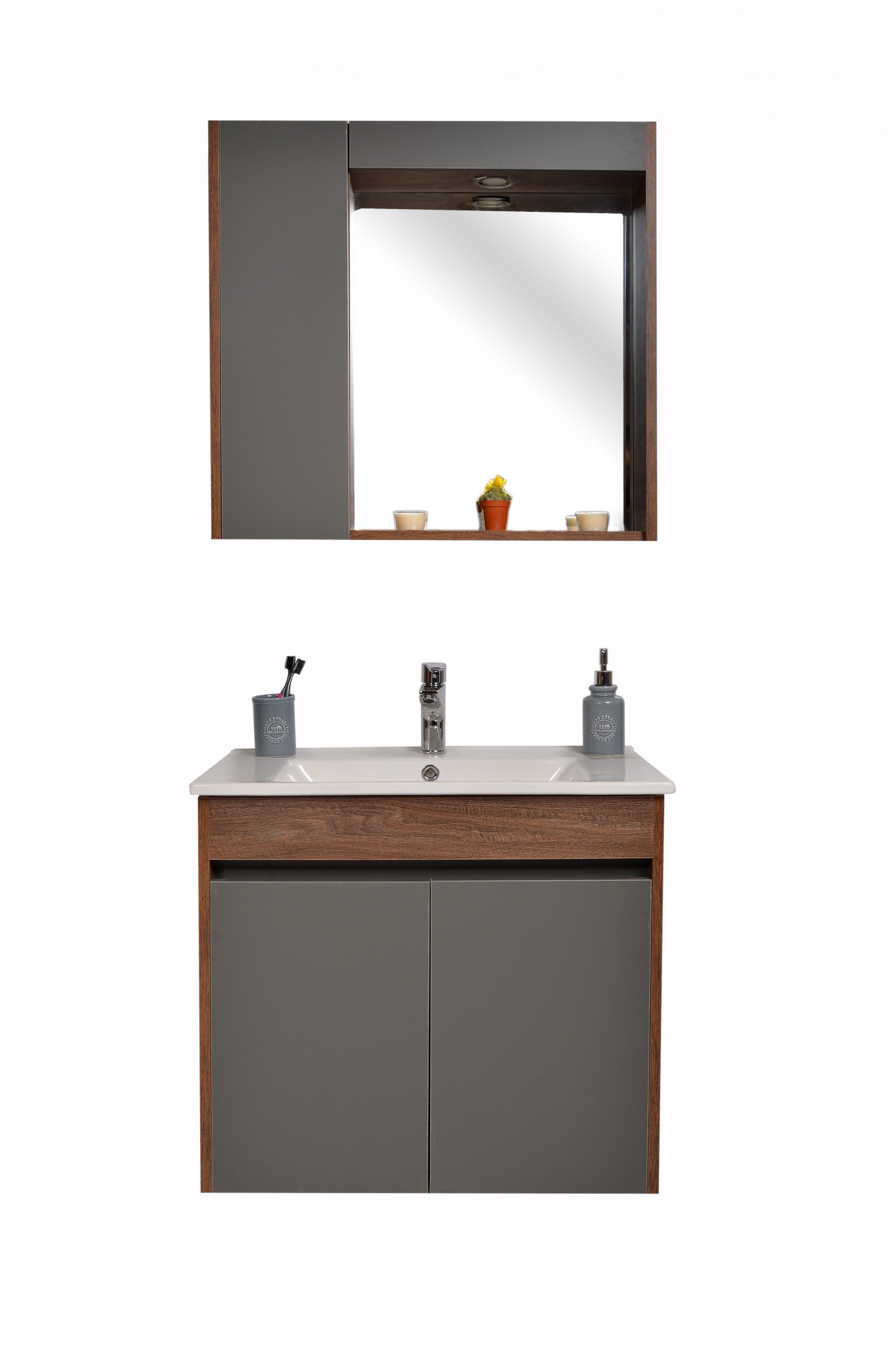 

Комплект мебели ANKA Plus, SMYRNA MOCA GREY 75 CM 1075A001