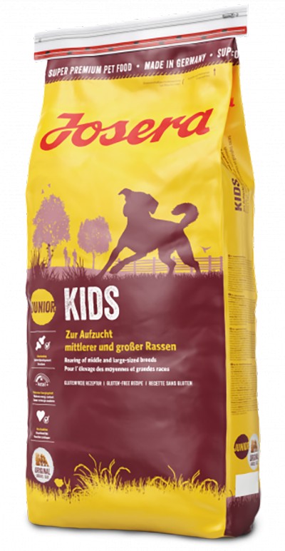 

Сухой корм для щенков Josera Kids корм, безглютеновый, с птицей и рисом 15 кг (4032254211501)