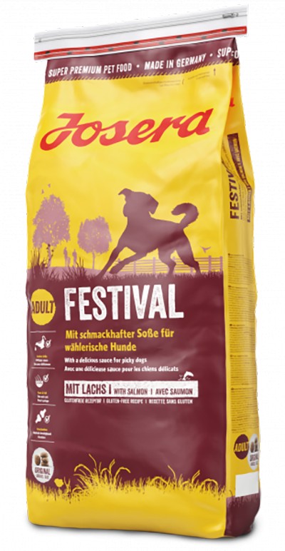 

Сухой корм для привередливых собак Josera Festival с лососем и деликатным соусом 15 кг (4032254212607)