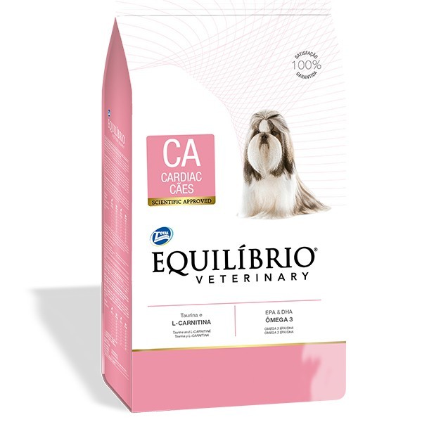 

Лечебный корм для собак Equilibrio Veterinary Dog Cardiac при с сердечно–сосудистых заболеваниях 7.5 кг (7896588953516)