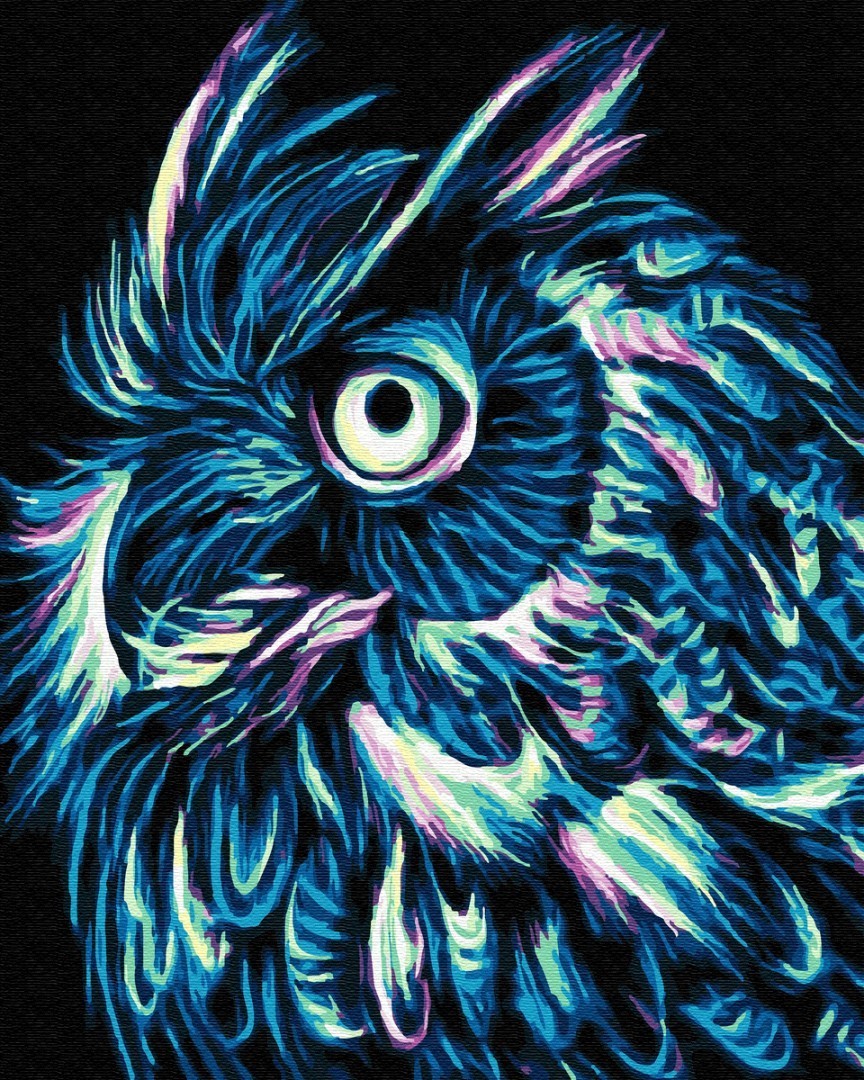 

Картина по номерам Brushme Неоновая сова 40*50 см, сложность 4, GX32108