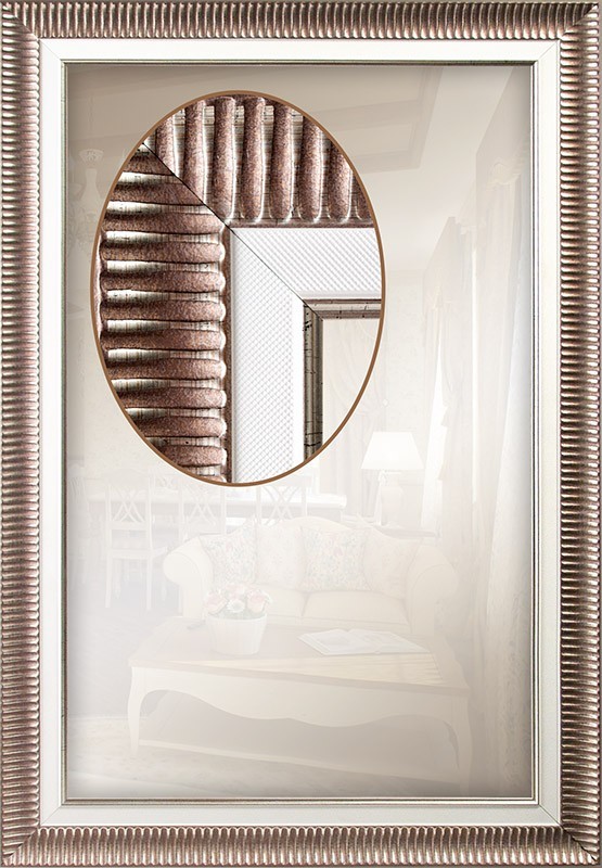 

Настенное зеркало Арт Декор прямоугольное Z1238-04 610х910 мм