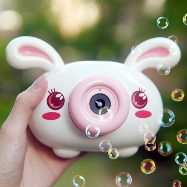 

Мыльные пузыри на батарейках Bubble Maker Camera Зайчик с подсветкой и музыкой