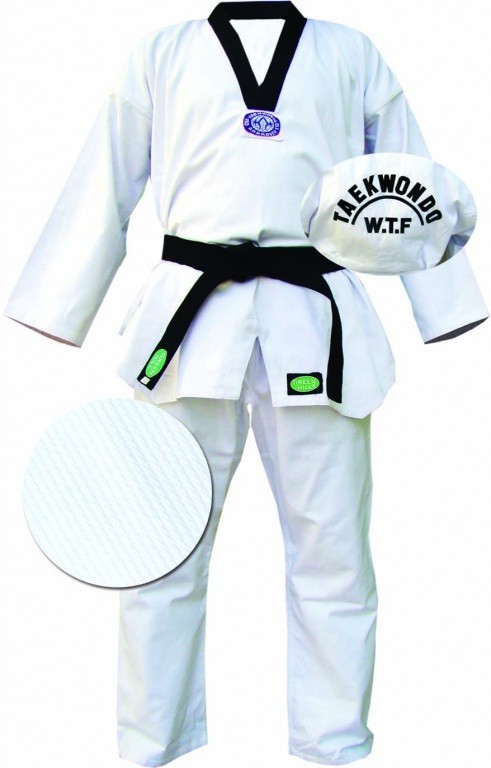 

Кимоно для тхэквондо Green Hill Club White р.160 (TWS-10114-160)